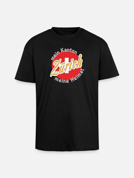 My homeland Zuarich gift - Unisex Oversized Heavyweight T-shirt - black