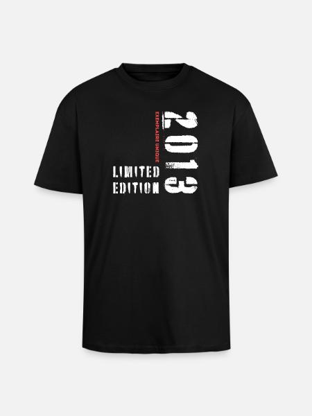 Limited Edition 2013 Exemplaire Unique - Unisex Oversized Heavyweight T-shirt - black