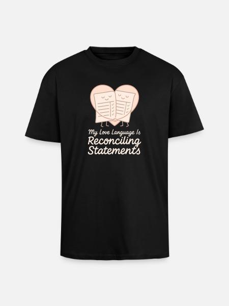 Regnskabsstuderende cpa i træning excel vittigheder - Unisex oversized heavyweight t-shirt - sort