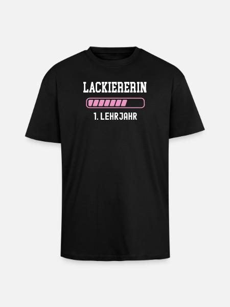 Varnisher apprenticeship 1 year apprenticeship painter - Unisex Oversized Heavyweight T-shirt - black