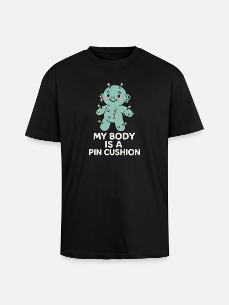 Piercing Addict Body Mod Enthusiast - Unisex Oversized Heavyweight T-shirt - black