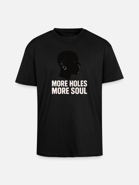 Piercing Addict Body Mod Enthusiast - Oversized Heavyweight Unisex T-Shirt - Schwarz
