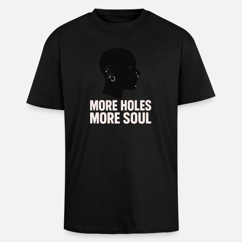 Piercing Addict Body Mod Enthusiast - Unisex Oversized Heavyweight T-shirt - black