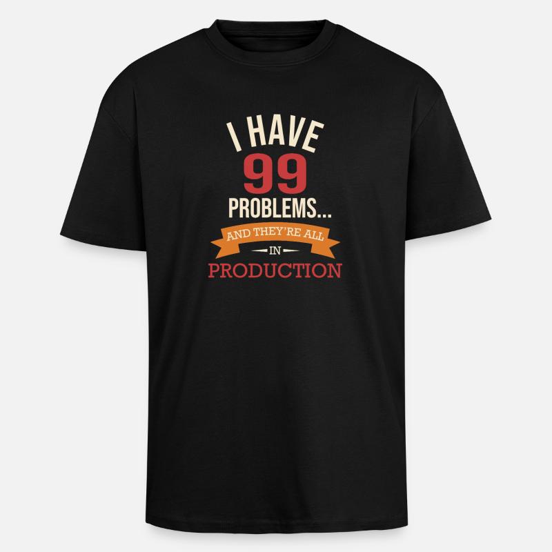 Devops-Ingenieure moto - Oversized Heavyweight Unisex T-Shirt - Schwarz