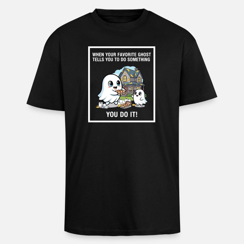 Mein Lieblingsgeist - Oversized Heavyweight Unisex T-Shirt - Schwarz