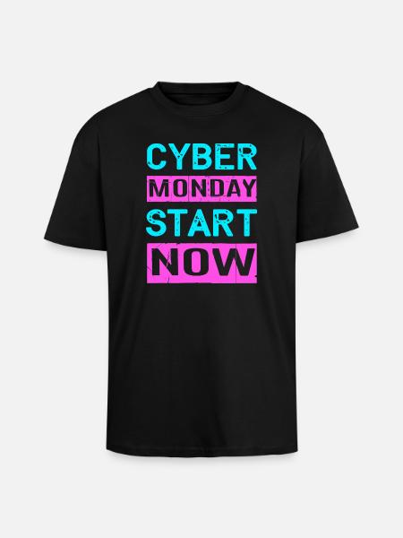 Cyber Monday shopping spree - Unisex Oversized Heavyweight T-shirt - black