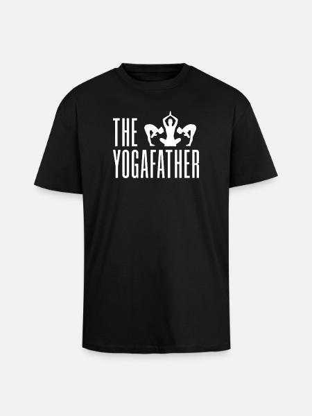 Pilates Enthusiasts The Yogafather Pilates - Unisex Oversized Heavyweight T-shirt - black