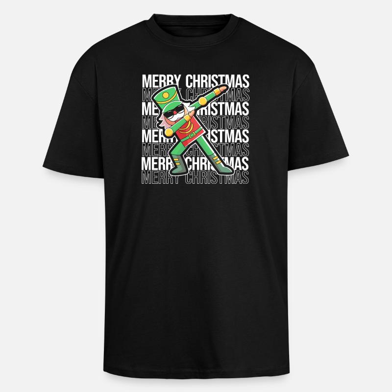 Weihnachten Nussknacker - Oversized Heavyweight Unisex T-Shirt - Schwarz