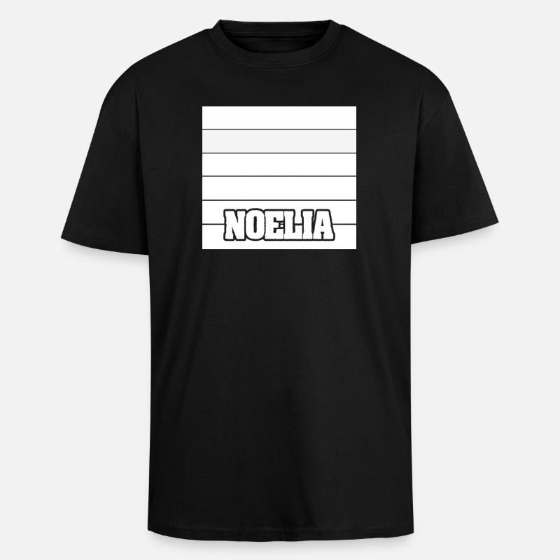 Noelia - Oversized Heavyweight Unisex T-Shirt - Schwarz