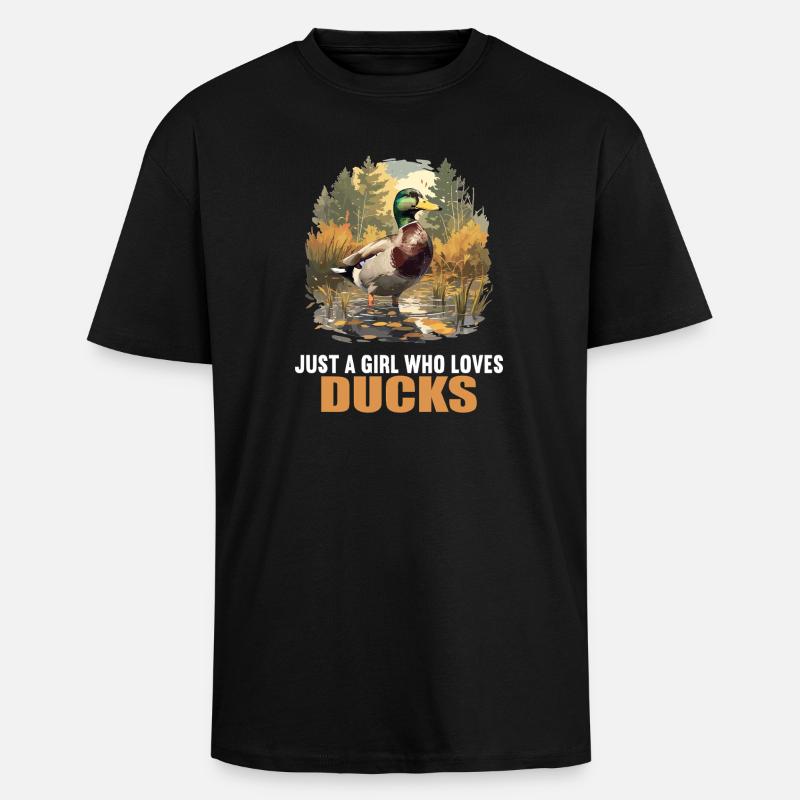 Canards Canard - T-shirt unisexe oversize épais - noir