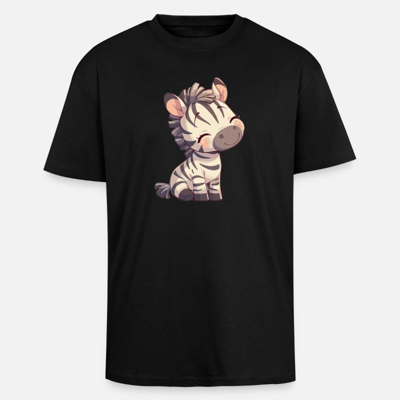 Zebras Zebra - Unisex Oversized Heavyweight T-shirt - black