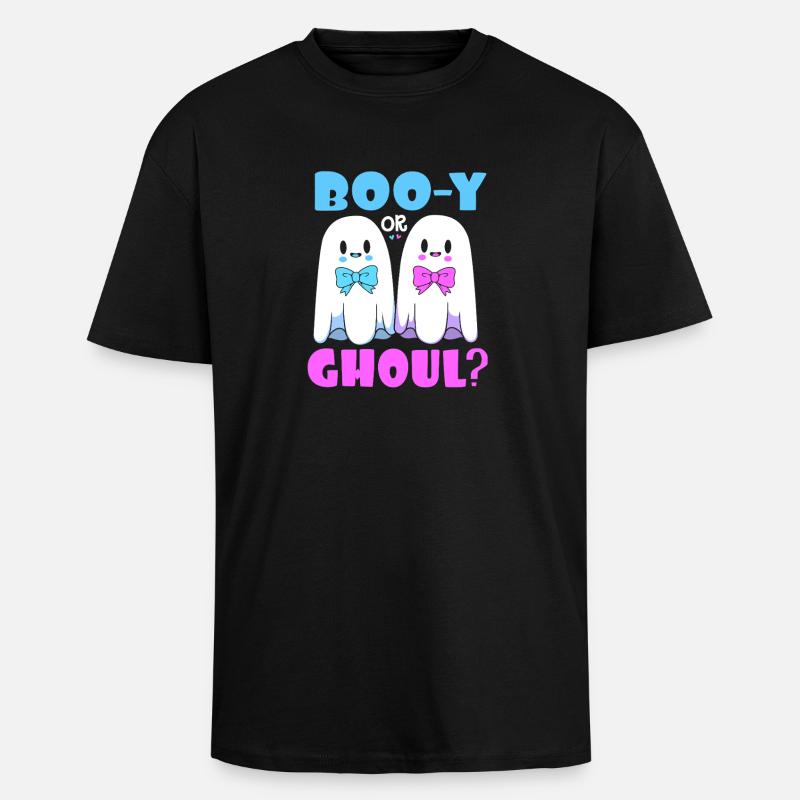 Gender Reveal Halloween Werdende Mutter - Oversized Heavyweight Unisex T-Shirt - Schwarz