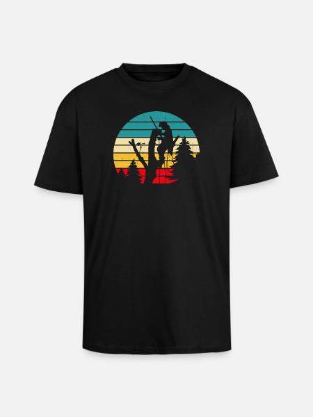 Funny Woodworker Woodworker Gift - Unisex Oversized Heavyweight T-shirt - black