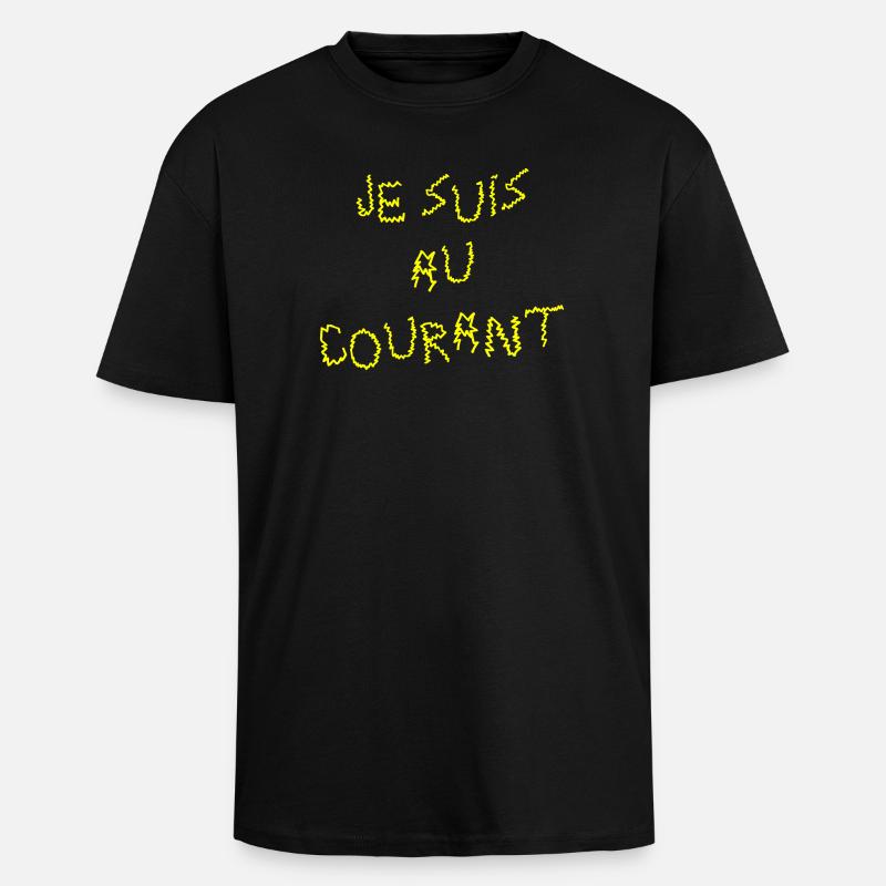 I KNOW ABOUT IT! - Unisex Oversized Heavyweight T-shirt - black