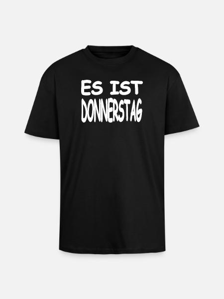 Thursday - Unisex Oversized Heavyweight T-shirt - black