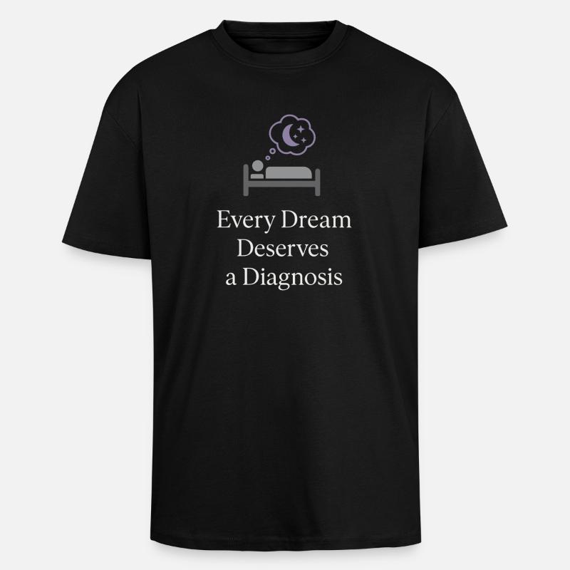 Schlaftechnologe Polysomnographic Tech Rpsgt - Oversized Heavyweight Unisex T-Shirt - Schwarz