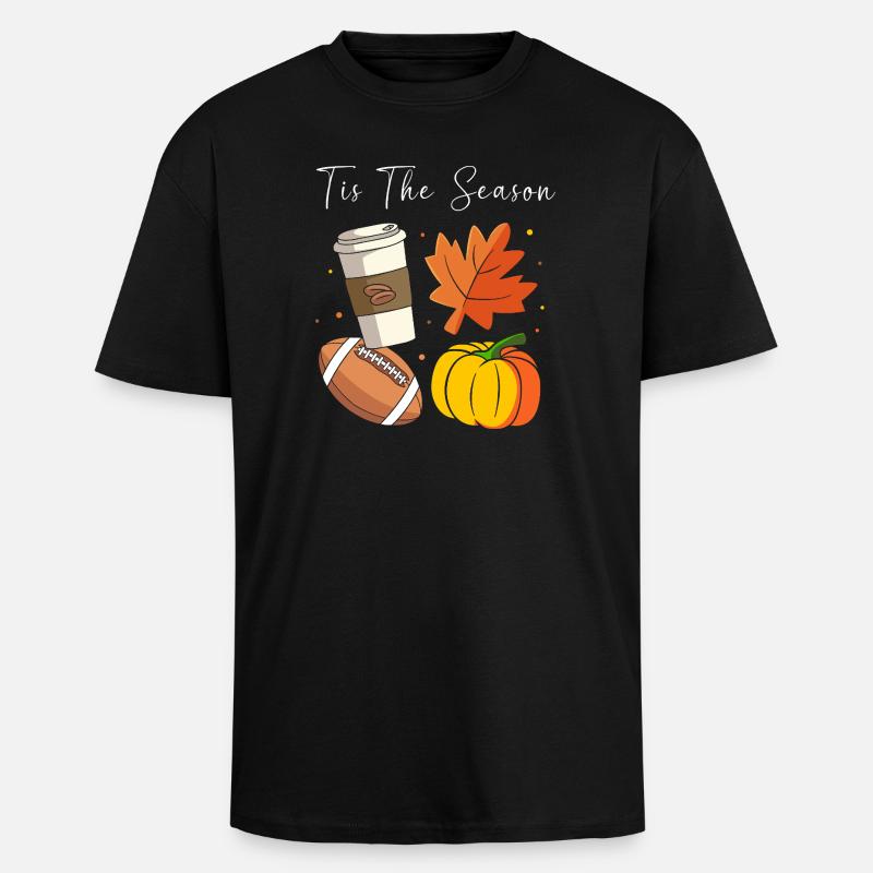 Thanksgiving Mama Mutter Oma Großmutter - Oversized Heavyweight Unisex T-Shirt - Schwarz