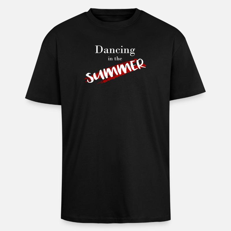 Danse - T-shirt unisexe oversize épais - noir