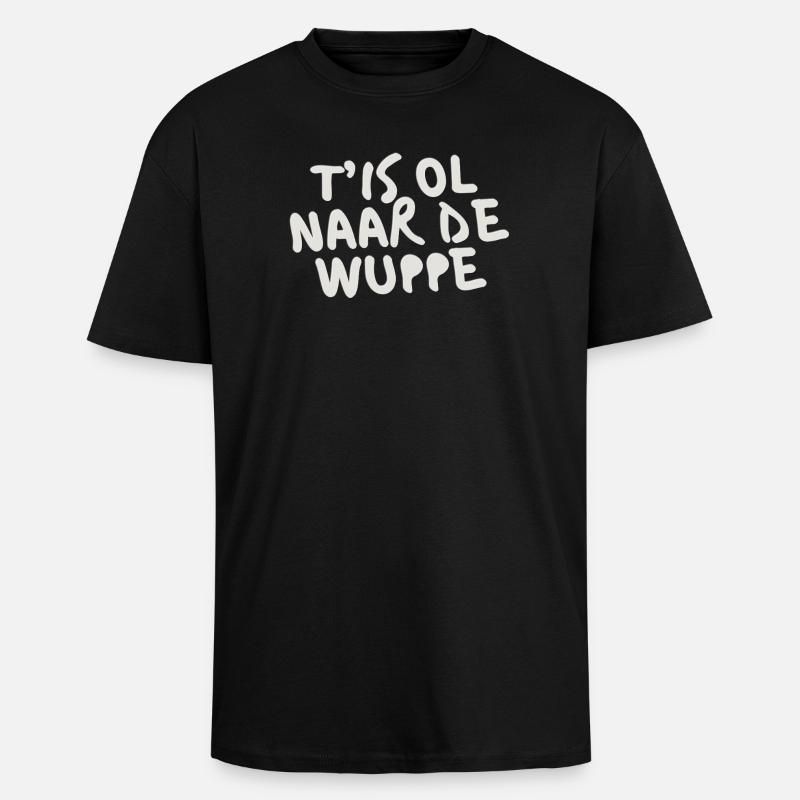C’EST OL À LA WUPPE - T-shirt unisexe oversize épais - noir