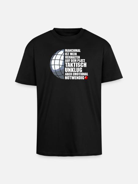 My behaviour Petanque Boule Boule player - Unisex Oversized Heavyweight T-shirt - black