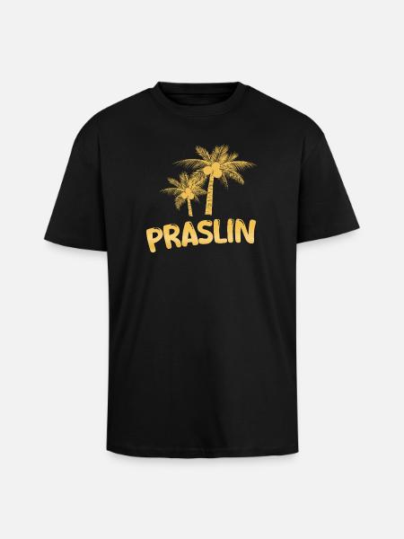 Geschenk für Praslin - Oversized Heavyweight Unisex T-Shirt - Schwarz