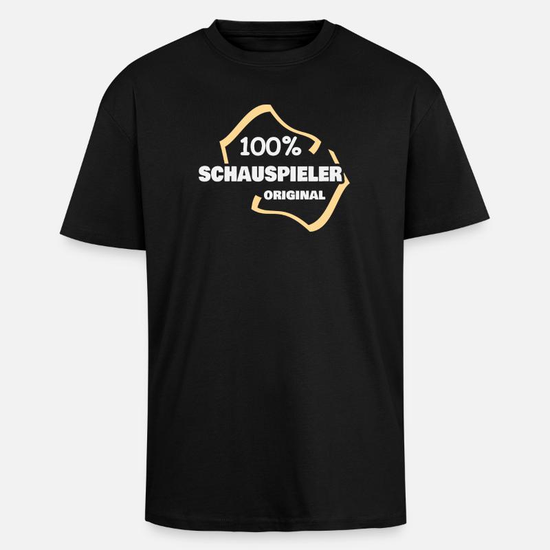 Acteur en tant que profession - T-shirt unisexe oversize épais - noir