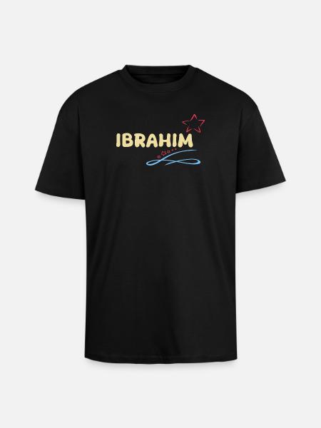 Gift Ibrahim - Unisex Oversized Heavyweight T-shirt - black