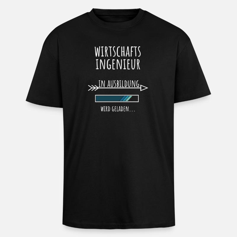 Industrial Engineering Studies Profession Education - Unisex Oversized Heavyweight T-shirt - black