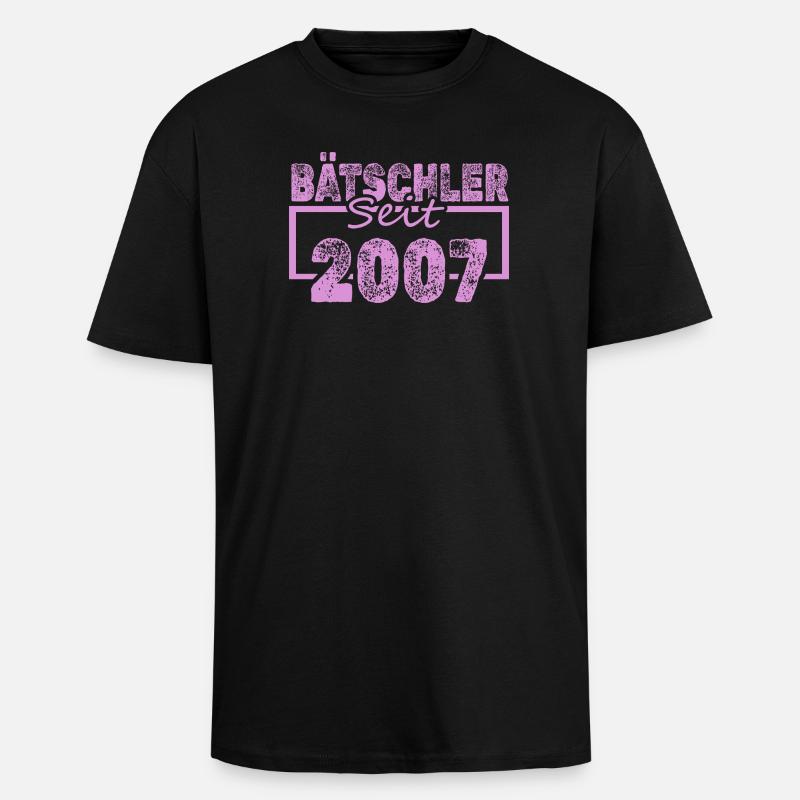 Lustig 200 - Oversized Heavyweight Unisex T-Shirt - Schwarz