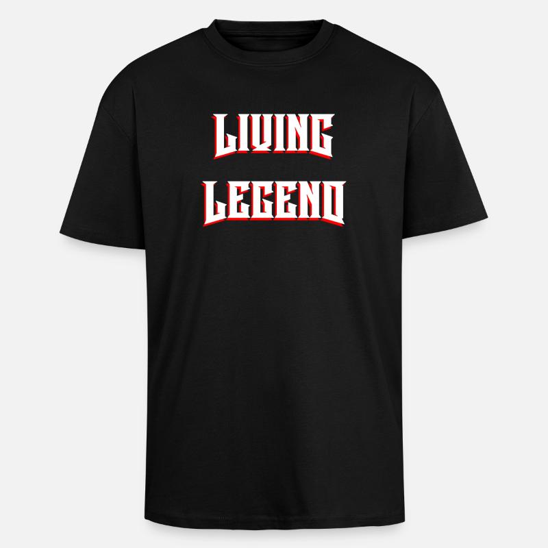 Living Legend - Unisex Oversized Heavyweight T-shirt - black