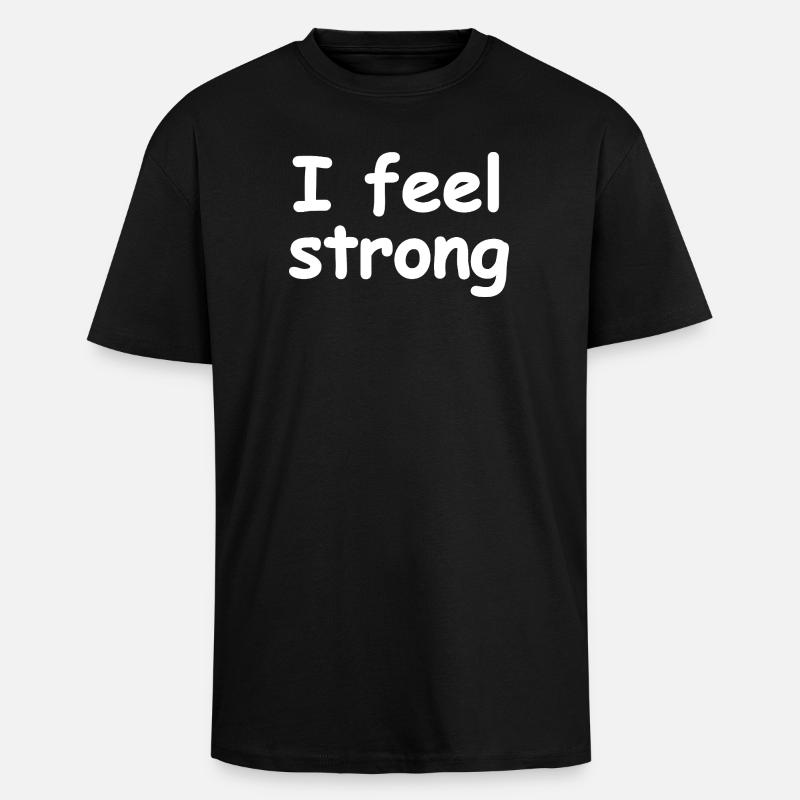 Stark - Oversized Heavyweight Unisex T-Shirt - Schwarz