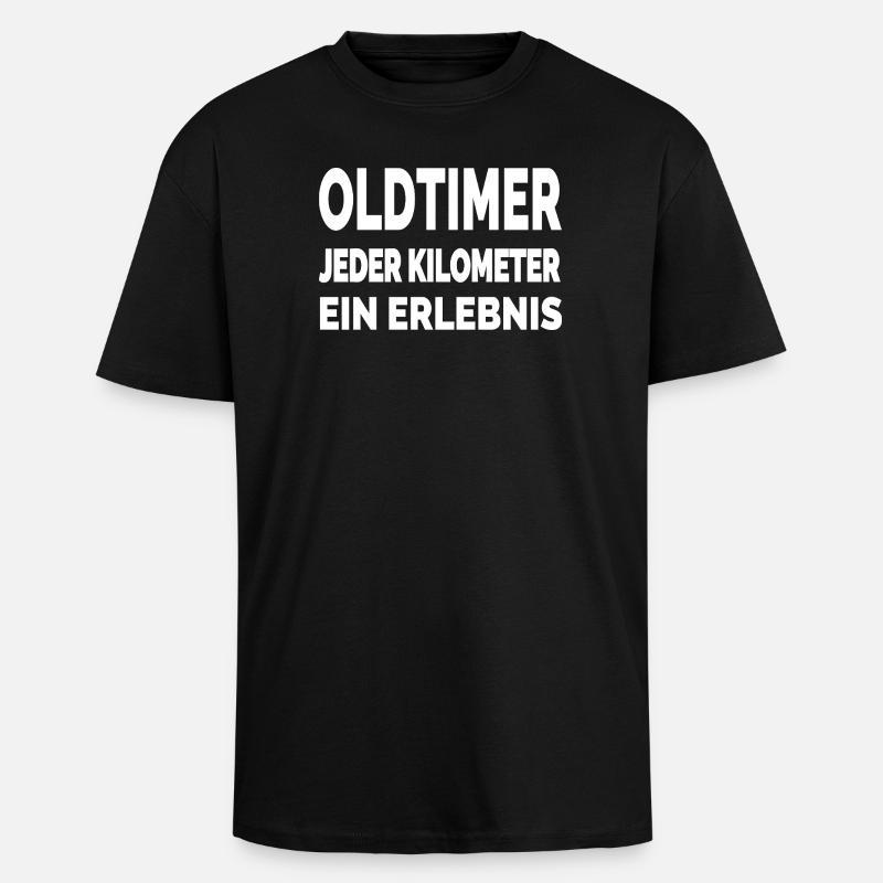 Oldtimer - Oversized Heavyweight Unisex T-Shirt - Schwarz