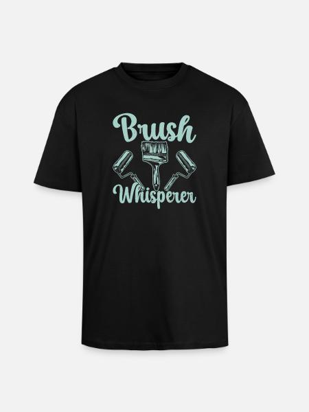 House Painter Dad Unique Gifts - Unisex Oversized Heavyweight T-shirt - black