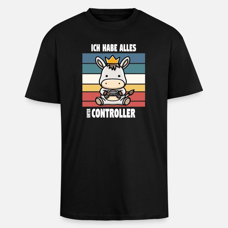 I have everything under controller - Unisex Oversized Heavyweight T-shirt - black