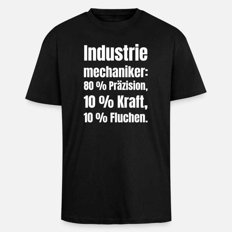 Industriemechaniker - Oversized Heavyweight Unisex T-Shirt - Schwarz