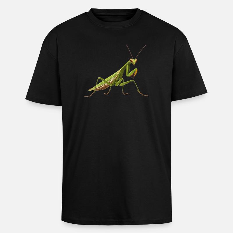 Gottesanbeterinnen Gottesanbeterin - Oversized Heavyweight Unisex T-Shirt - Schwarz