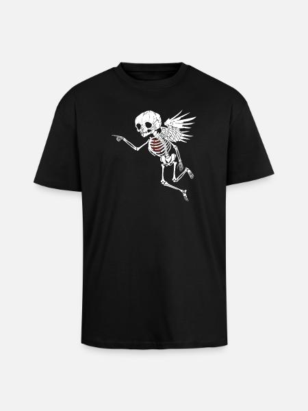 CUPIDON - T-shirt unisexe oversize épais - noir