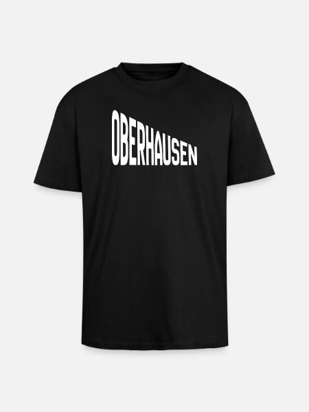 Oberhausen - Oversized Heavyweight Unisex T-Shirt - Schwarz