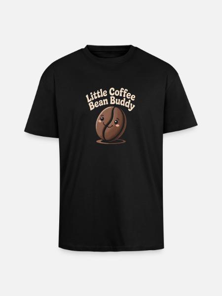 Coffee bean - Unisex Oversized Heavyweight T-shirt - black