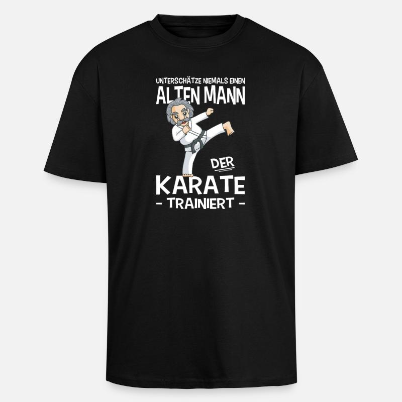 Karate Training Geschenke Karatetraining - Oversized Heavyweight Unisex T-Shirt - Schwarz
