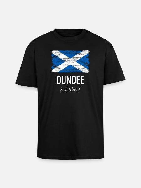 Dundee - Unisex Oversized Heavyweight T-shirt - black