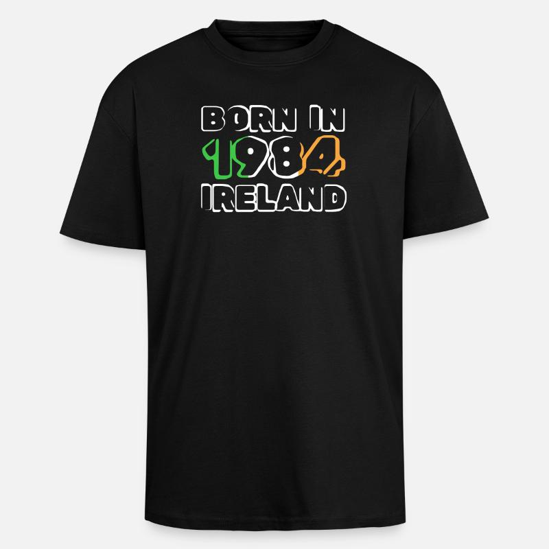 1984 - Oversized Heavyweight Unisex T-Shirt - Schwarz