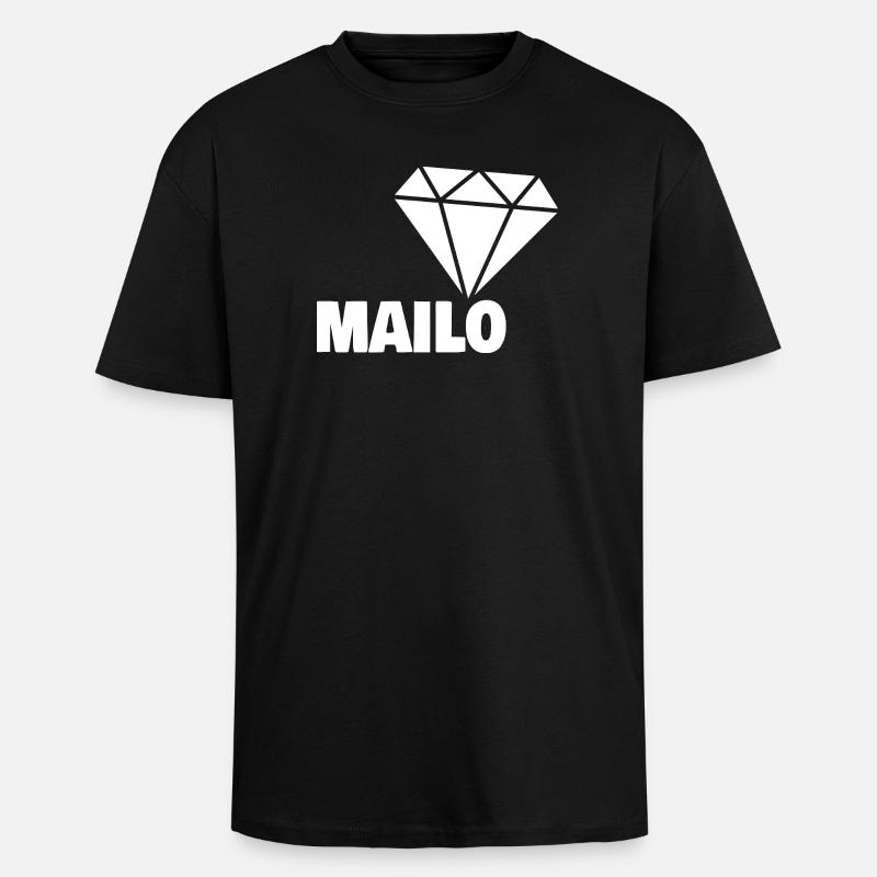 Mailo en tant que noble - T-shirt unisexe oversize épais - noir