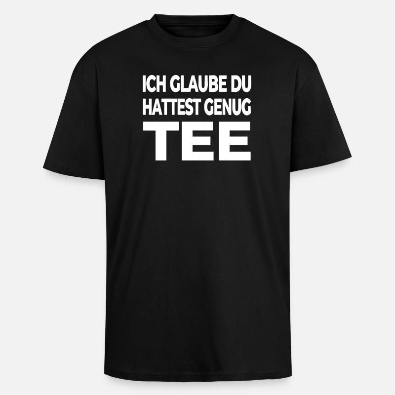 Tee - Oversized Heavyweight Unisex T-Shirt - Schwarz