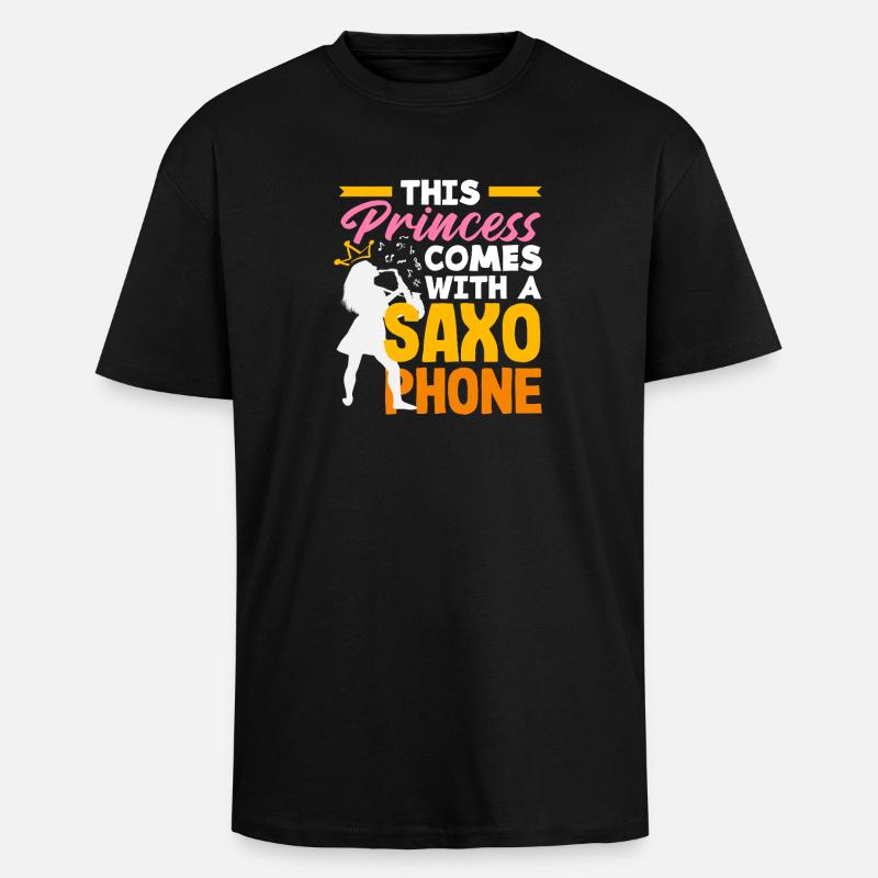 Cette princesse vient avec un - T-shirt unisexe oversize épais - noir