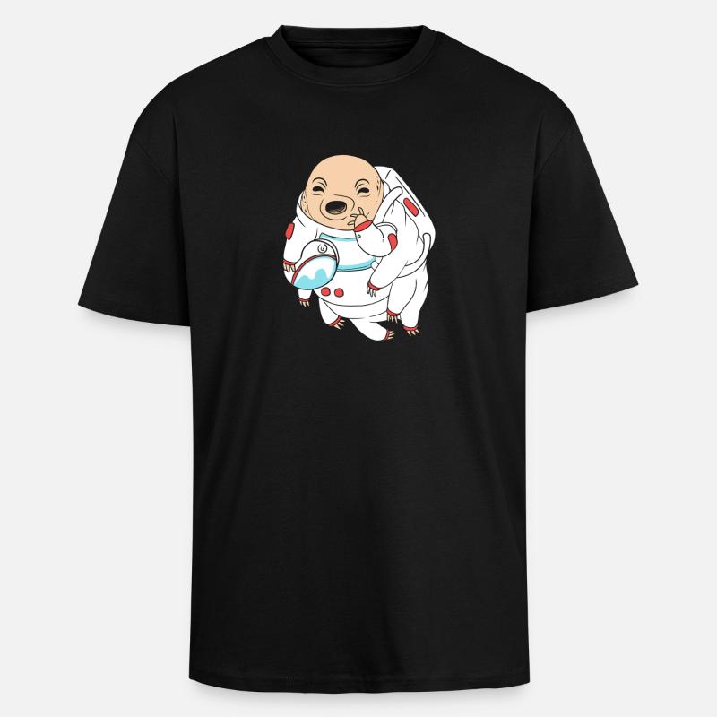 Bärtierchen Tardigrades Wasserbär Tardigrade - Oversized Heavyweight Unisex T-Shirt - Schwarz