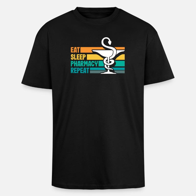 Pharmacist Pharmaceutical Technical - Unisex Oversized Heavyweight T-shirt - black