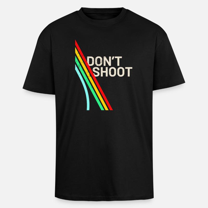 Arc Raiders - Don't Shoot - Oversized Heavyweight Unisex T-Shirt - Schwarz