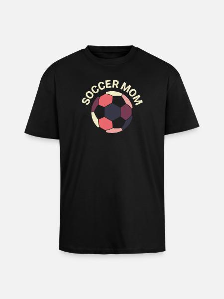 Soccer Mom Fußball Style - Unisex Oversized Heavyweight T-shirt - black