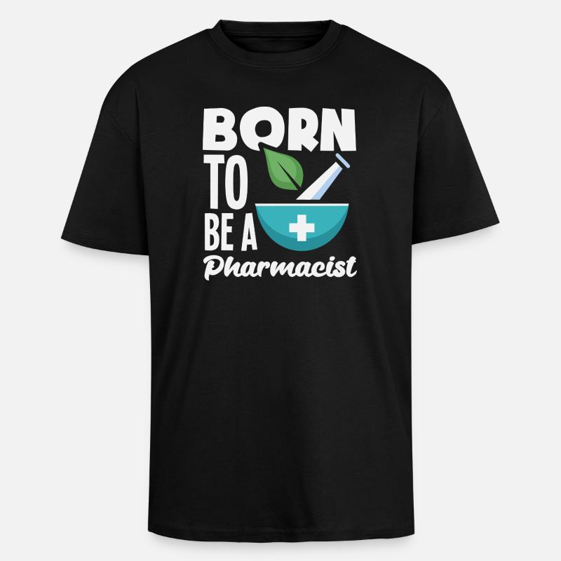 Pharmacist Pharmaceutical Technical - Unisex Oversized Heavyweight T-shirt - black